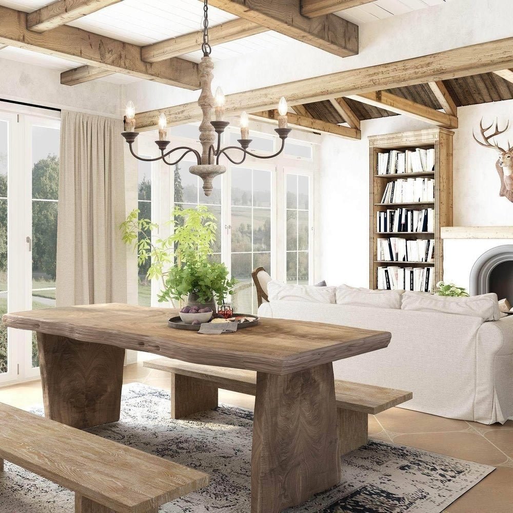Aurora Lustre Bougeoir Ferme Rustique - Neutralighting