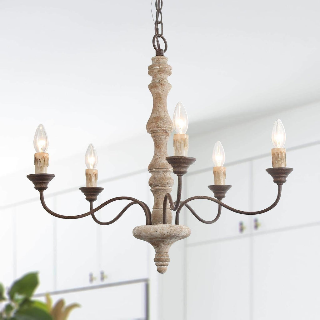 Aurora Lustre Bougeoir Ferme Rustique - Neutralighting