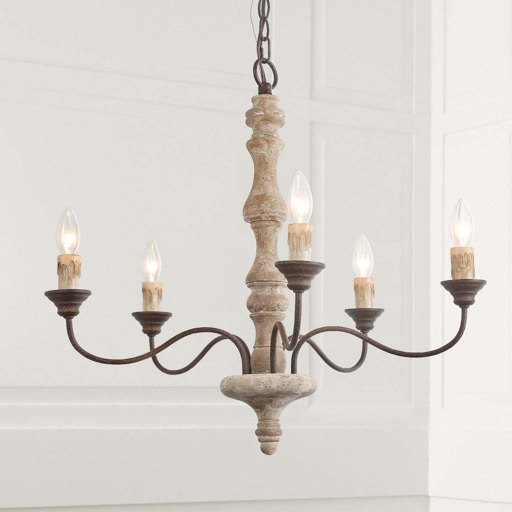Aurora Lustre Bougeoir Ferme Rustique - Neutralighting
