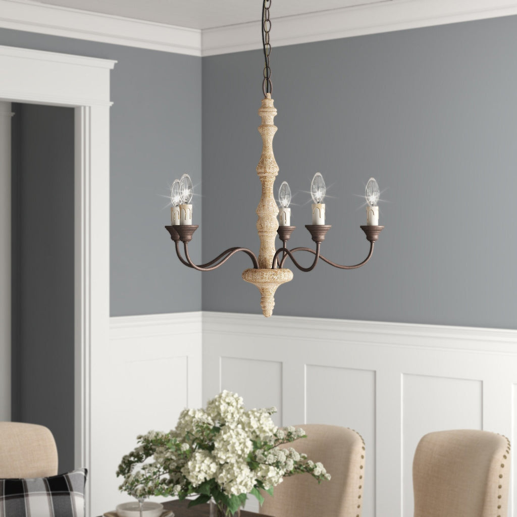 Aurora Lustre Bougeoir Ferme Rustique - Neutralighting
