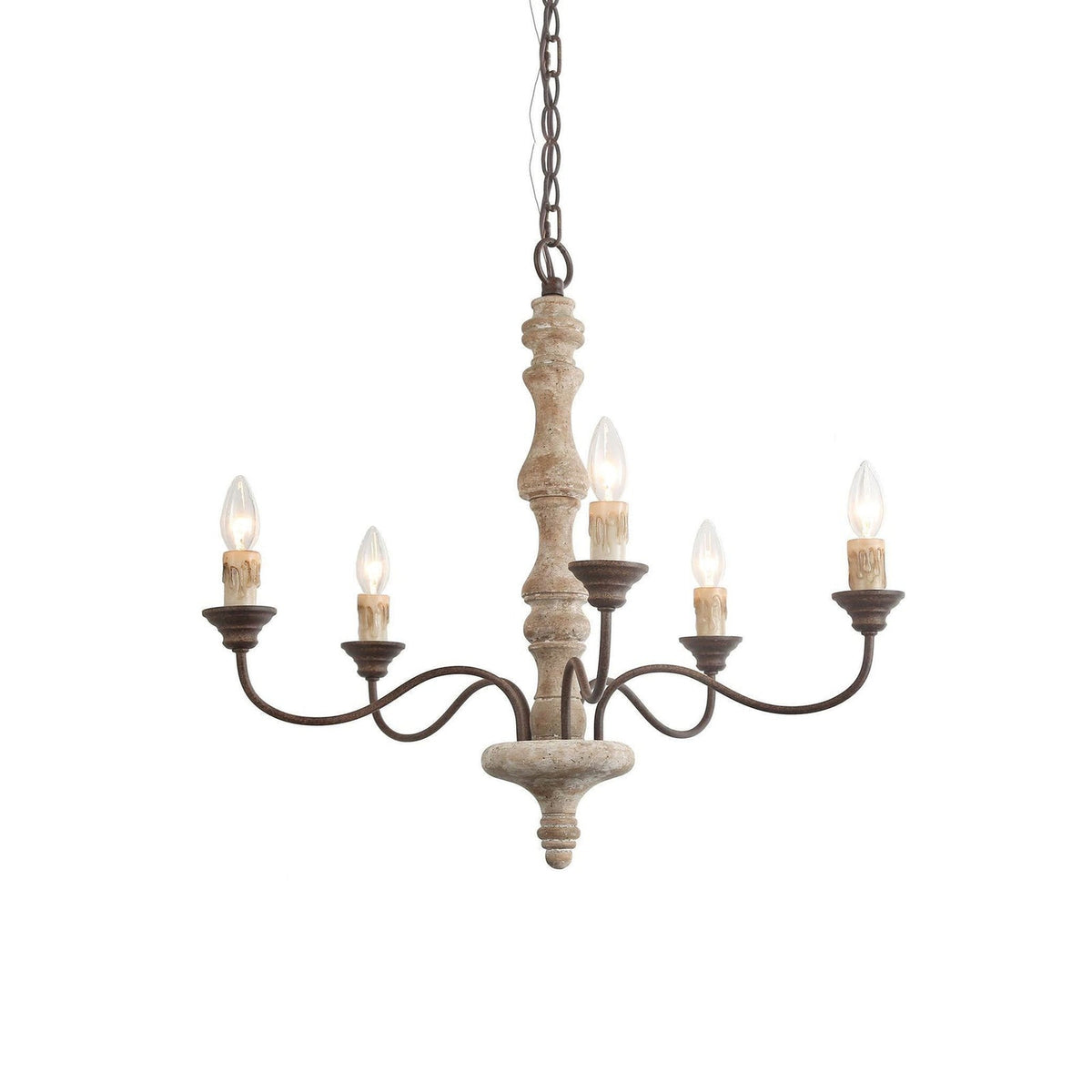 Aurora Lustre Bougeoir Ferme Rustique - Neutralighting