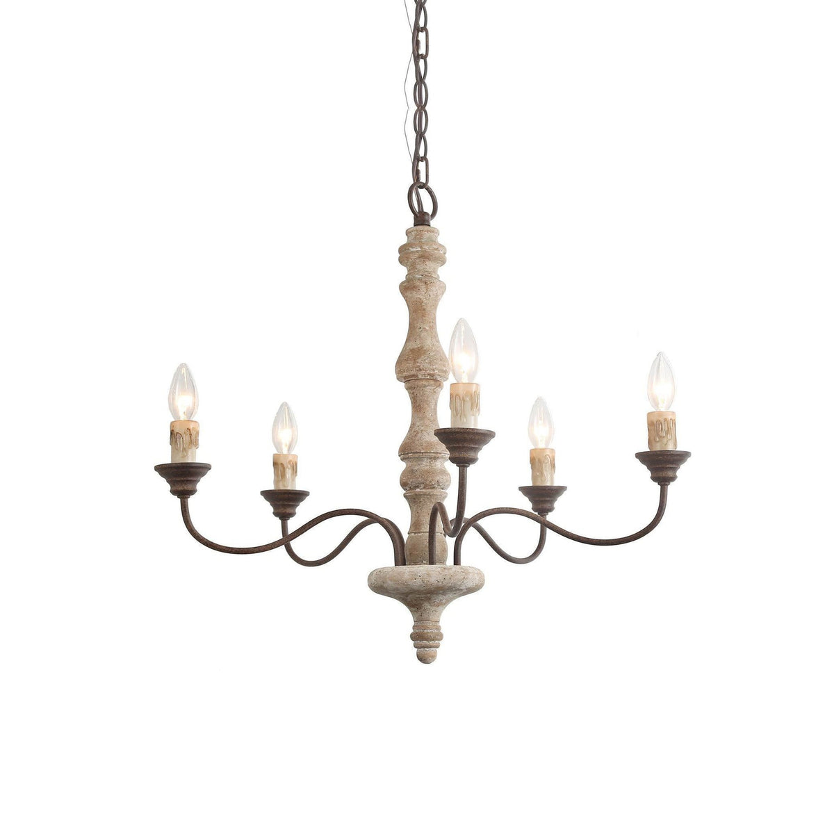 Aurora Lustre Bougeoir Ferme Rustique - Neutralighting