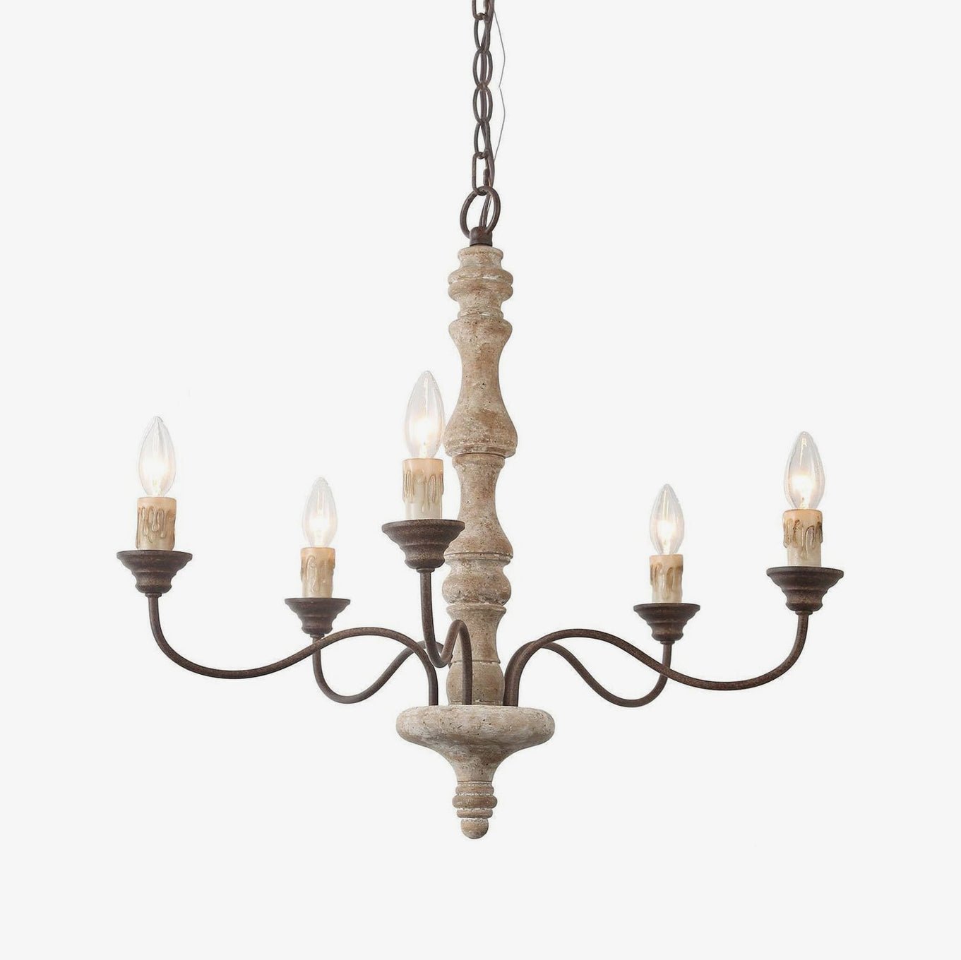 Aurora Lustre Bougeoir Ferme Rustique - Neutralighting