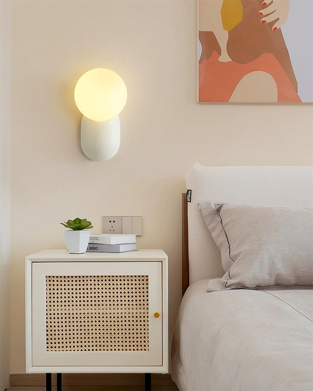 Lunara Applique Murale Globe Minimaliste - Neutralighting