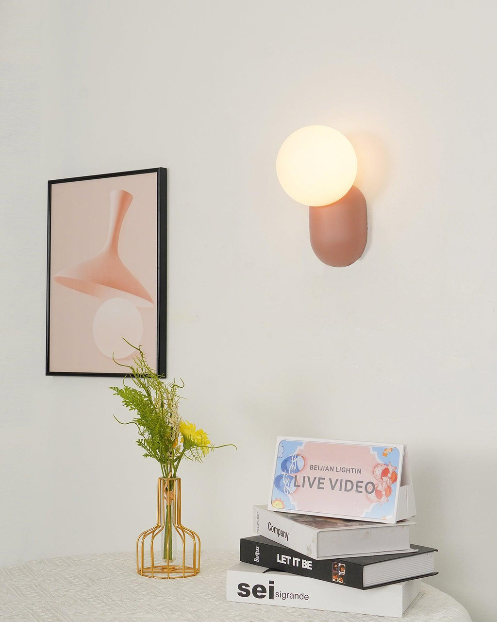 Lunara Applique Murale Globe Minimaliste - Neutralighting