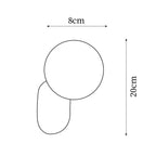 Lunara Applique Murale Globe Minimaliste - Neutralighting