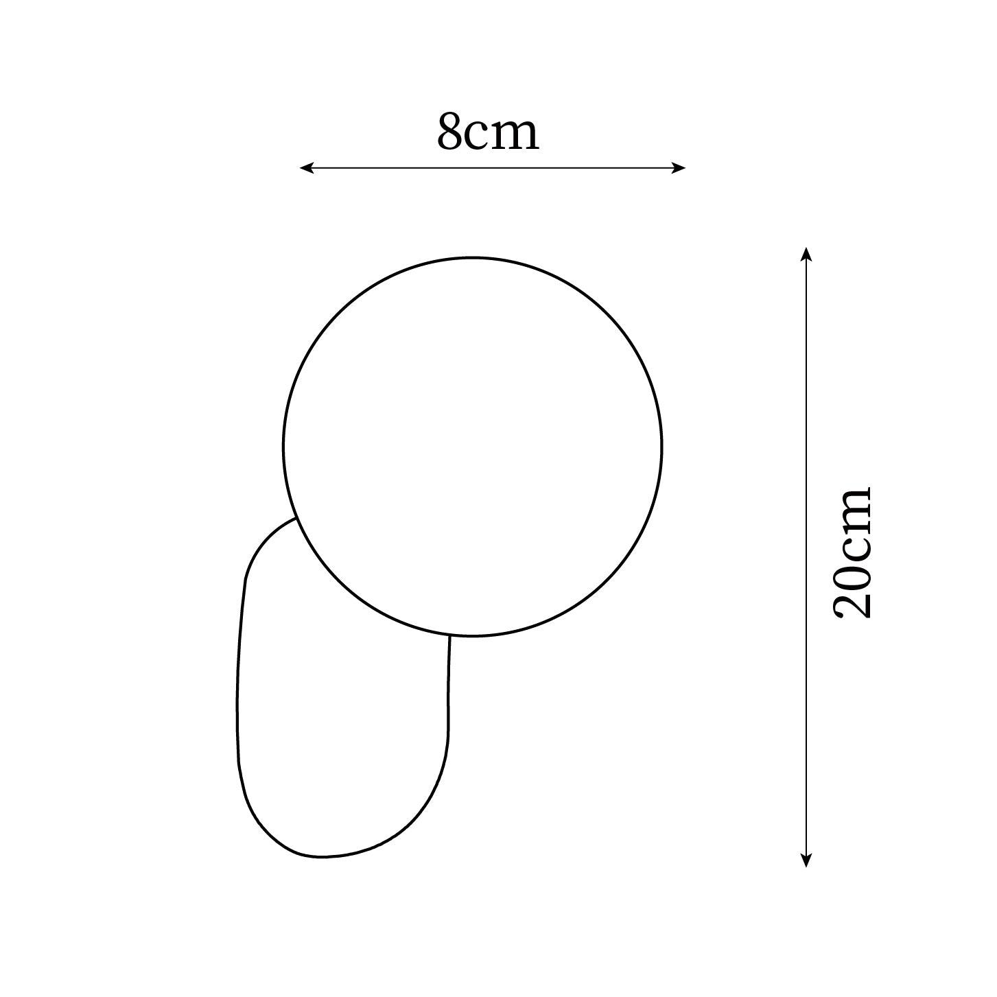 Lunara Applique Murale Globe Minimaliste - Neutralighting