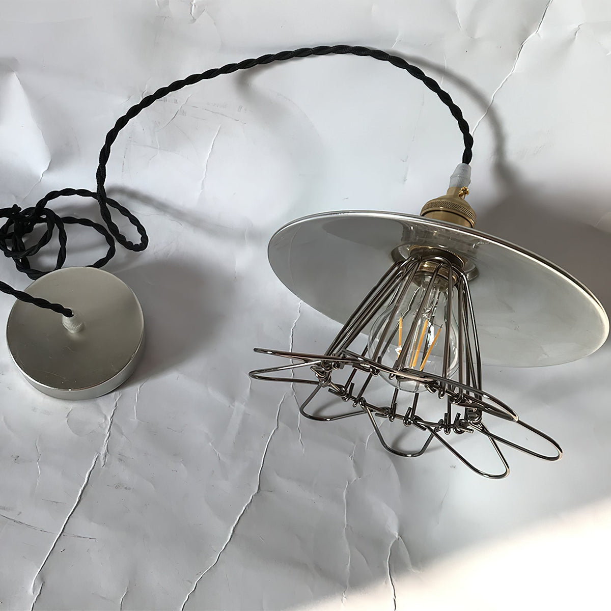 Stella Lampe Pendante en Métal Artistique Industriel Vintage - Neutralighting