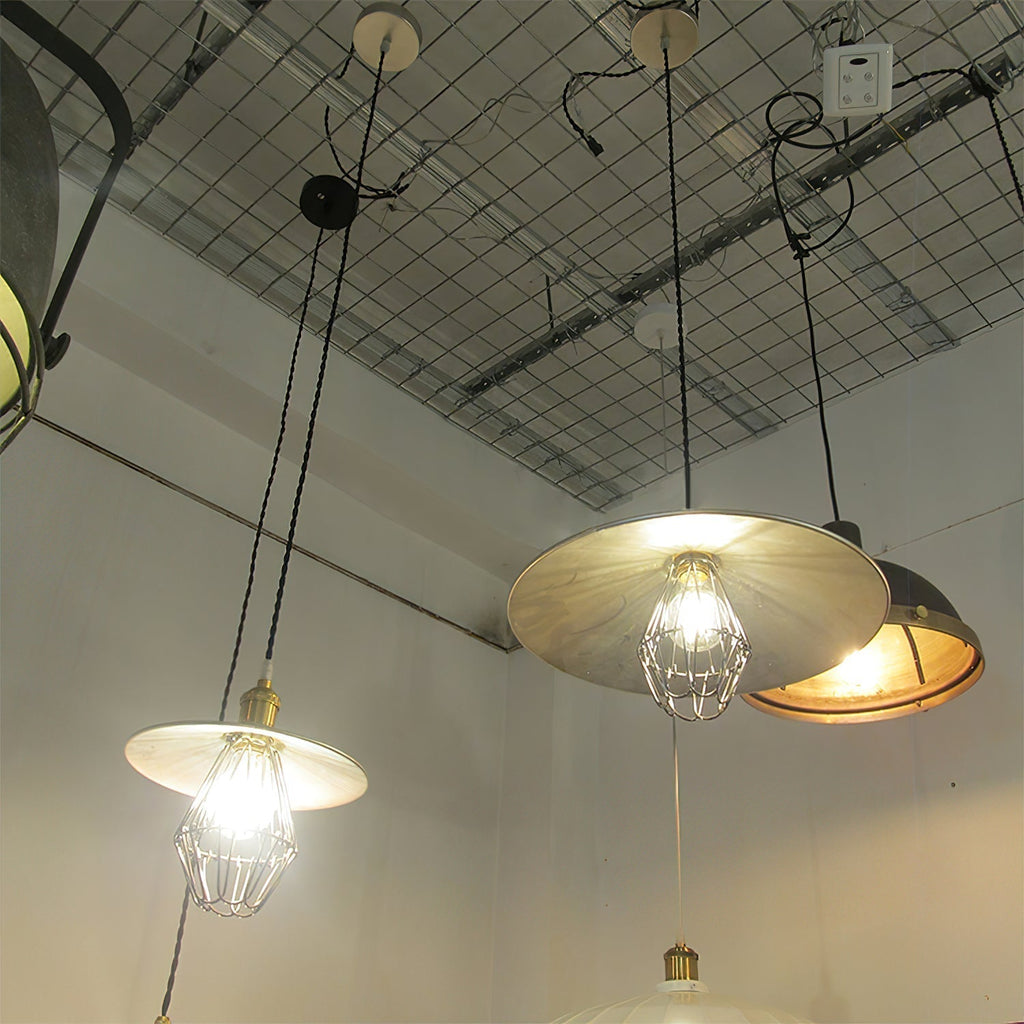 Stella Lampe Pendante en Métal Artistique Industriel Vintage - Neutralighting
