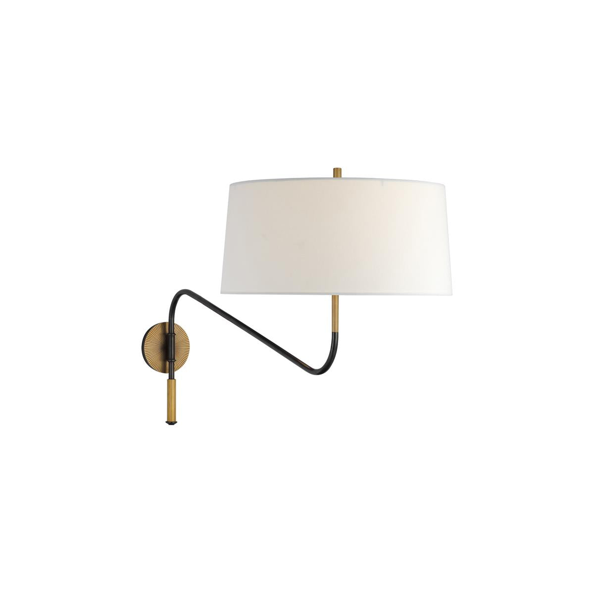 Terra Applique Murale en Tissu et Métal Minimaliste Moderne - Neutralighting