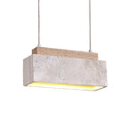 Ciraeila Suspension Rectangulaire en Travertin - Neutralighting