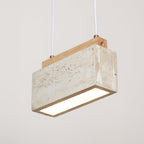 Ciraeila Suspension Rectangulaire en Travertin - Neutralighting
