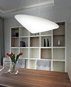 Solara Lampe Suspendue Polyéthylène Chapeau Incliné Minimaliste - Neutralighting