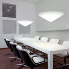 Solara Lampe Suspendue Polyéthylène Chapeau Incliné Minimaliste - Neutralighting