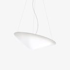 Solara Lampe Suspendue Polyéthylène Chapeau Incliné Minimaliste - Neutralighting