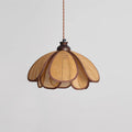 Capelina Lampe Pendante Pétale en Bois Moderne - Neutralighting