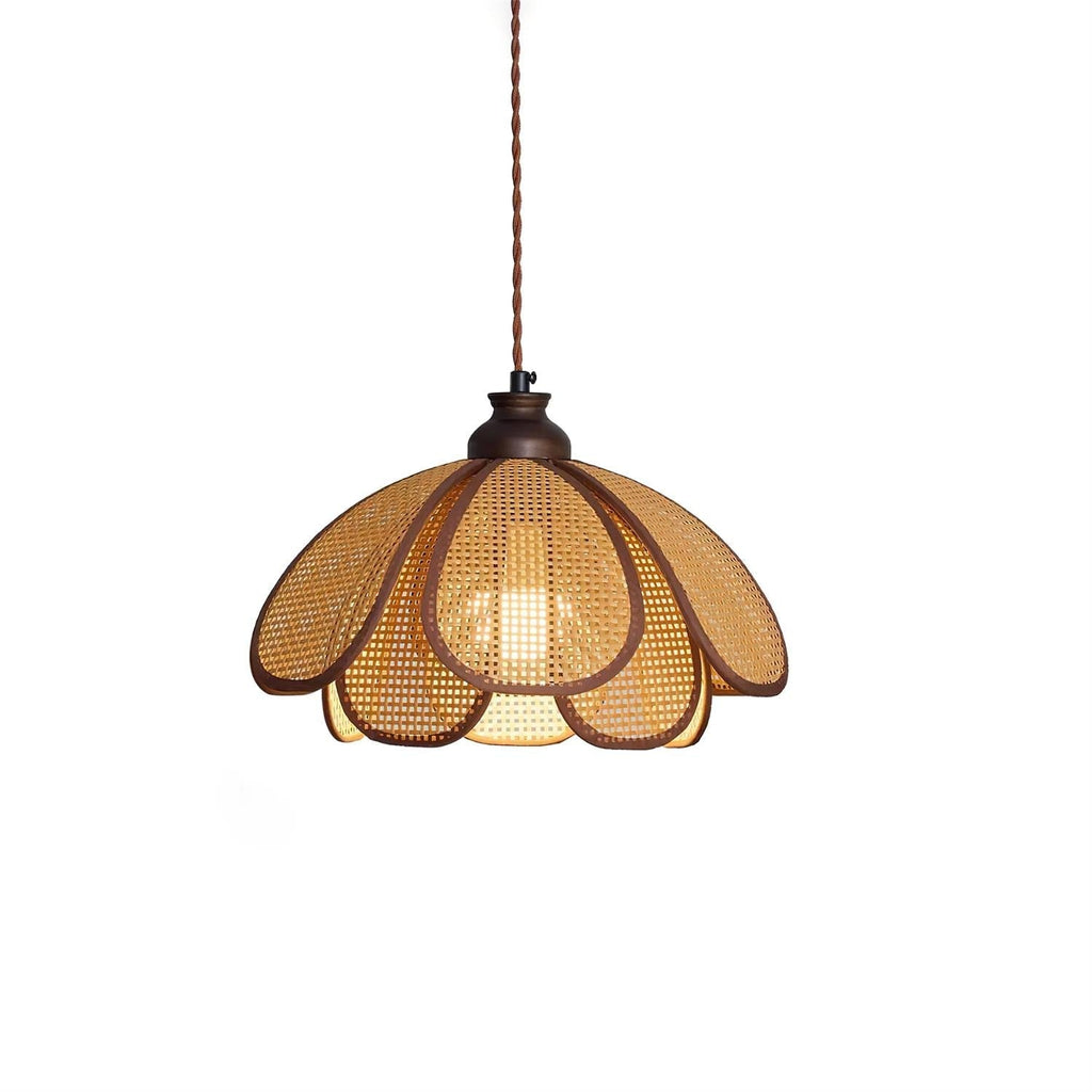 Capelina Lampe Pendante Pétale en Bois Moderne - Neutralighting