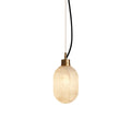 Umbra Lampe Pendante en Métal de Laiton et Albâtre Minimaliste Moderne - Neutralighting