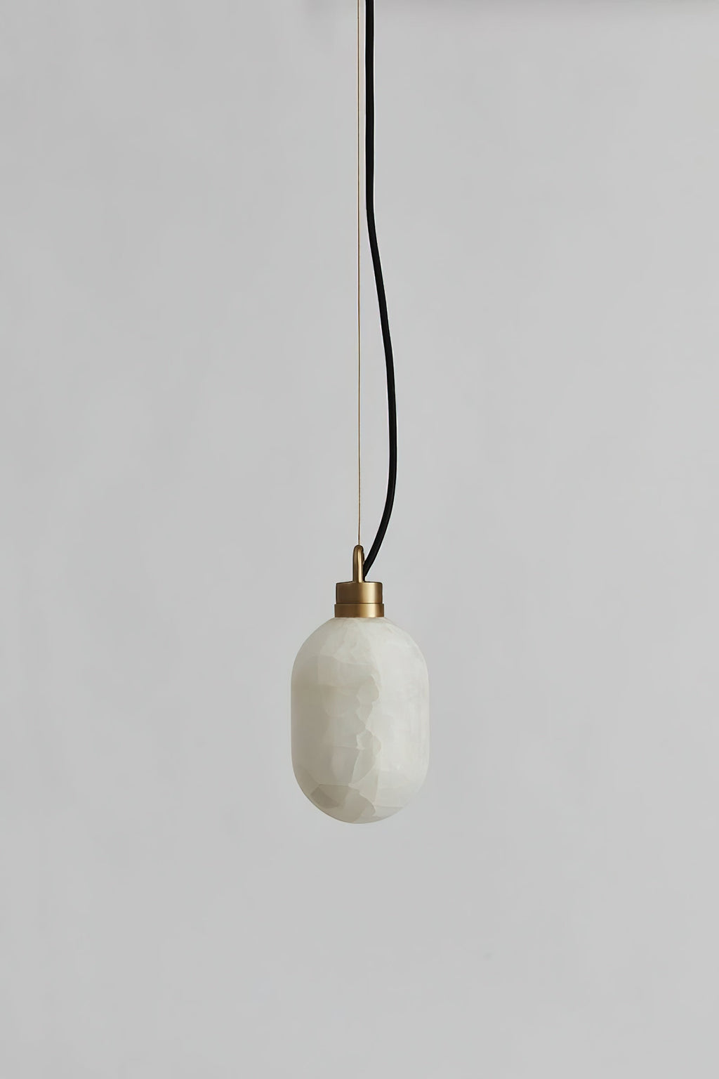 Umbra Lampe Pendante en Métal de Laiton et Albâtre Minimaliste Moderne - Neutralighting