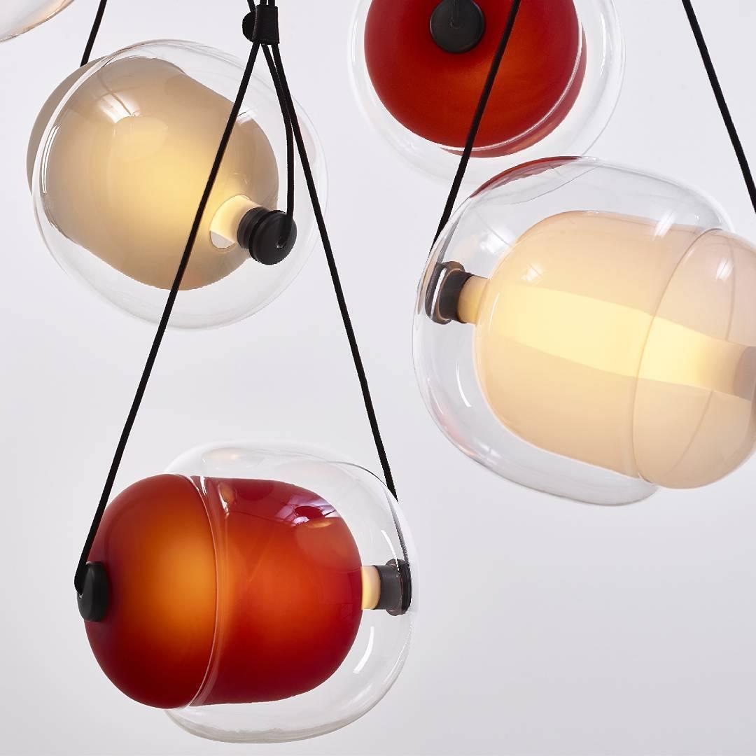 Orba Suspension Lampe en Verre Contemporain - Neutralighting