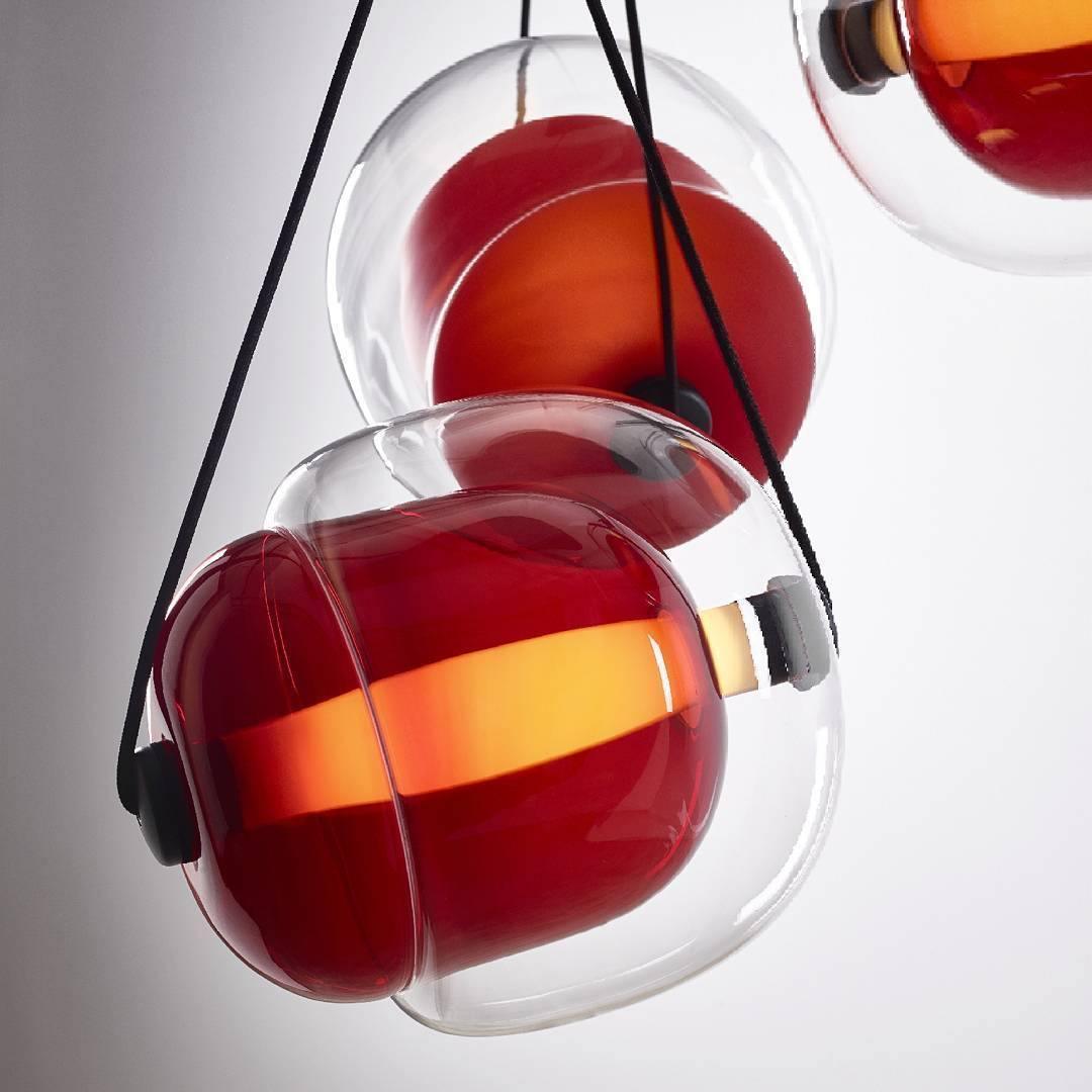 Orba Suspension Lampe en Verre Contemporain - Neutralighting