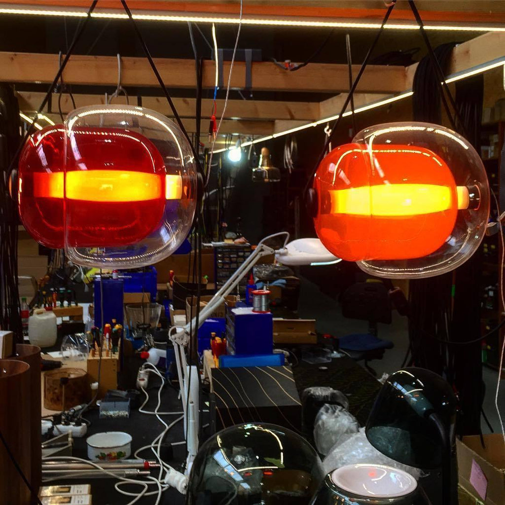 Orba Suspension Lampe en Verre Contemporain - Neutralighting