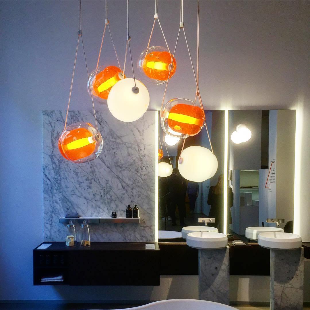 Orba Suspension Lampe en Verre Contemporain - Neutralighting