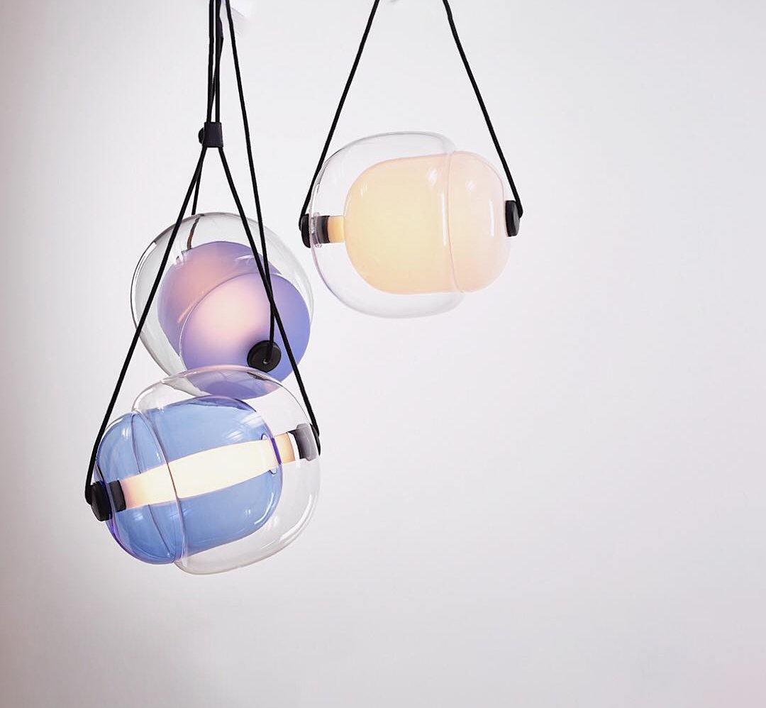 Orba Suspension Lampe en Verre Contemporain - Neutralighting