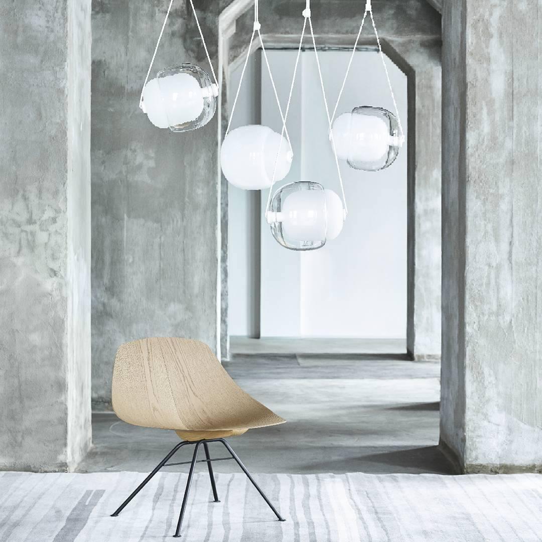 Orba Suspension Lampe en Verre Contemporain - Neutralighting