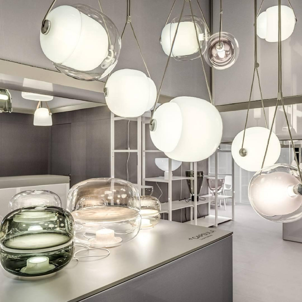 Orba Suspension Lampe en Verre Contemporain - Neutralighting
