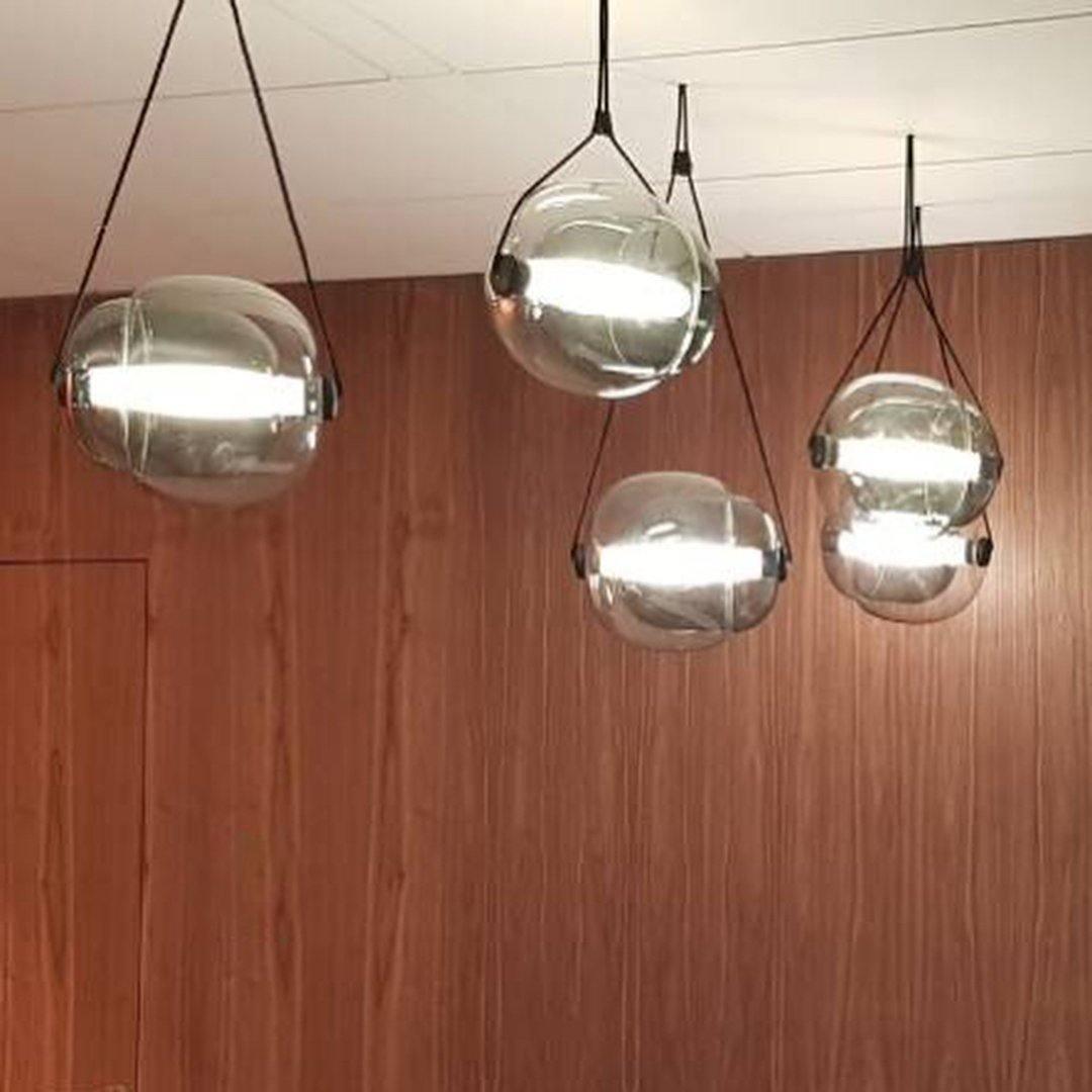 Orba Suspension Lampe en Verre Contemporain - Neutralighting