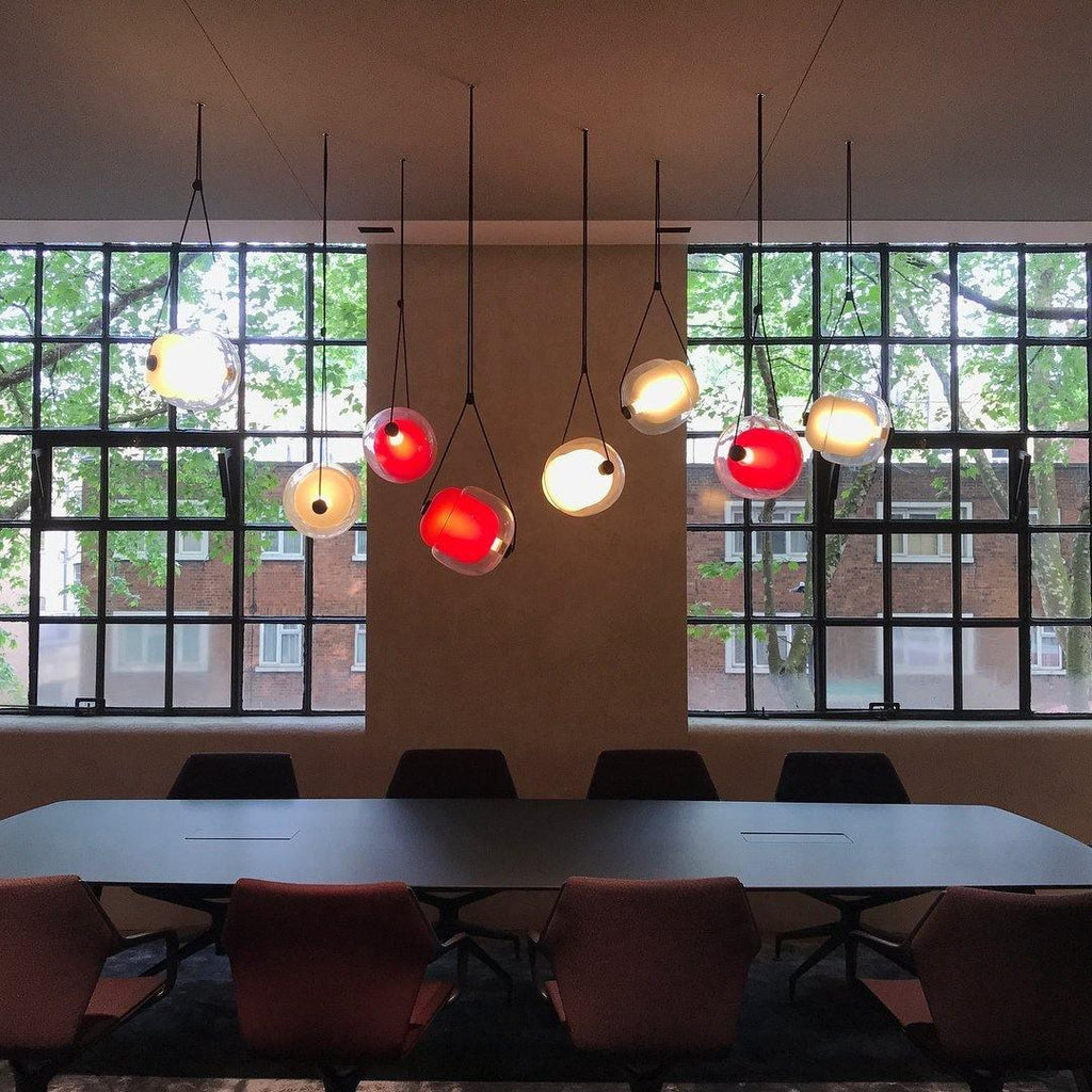 Orba Suspension Lampe en Verre Contemporain - Neutralighting