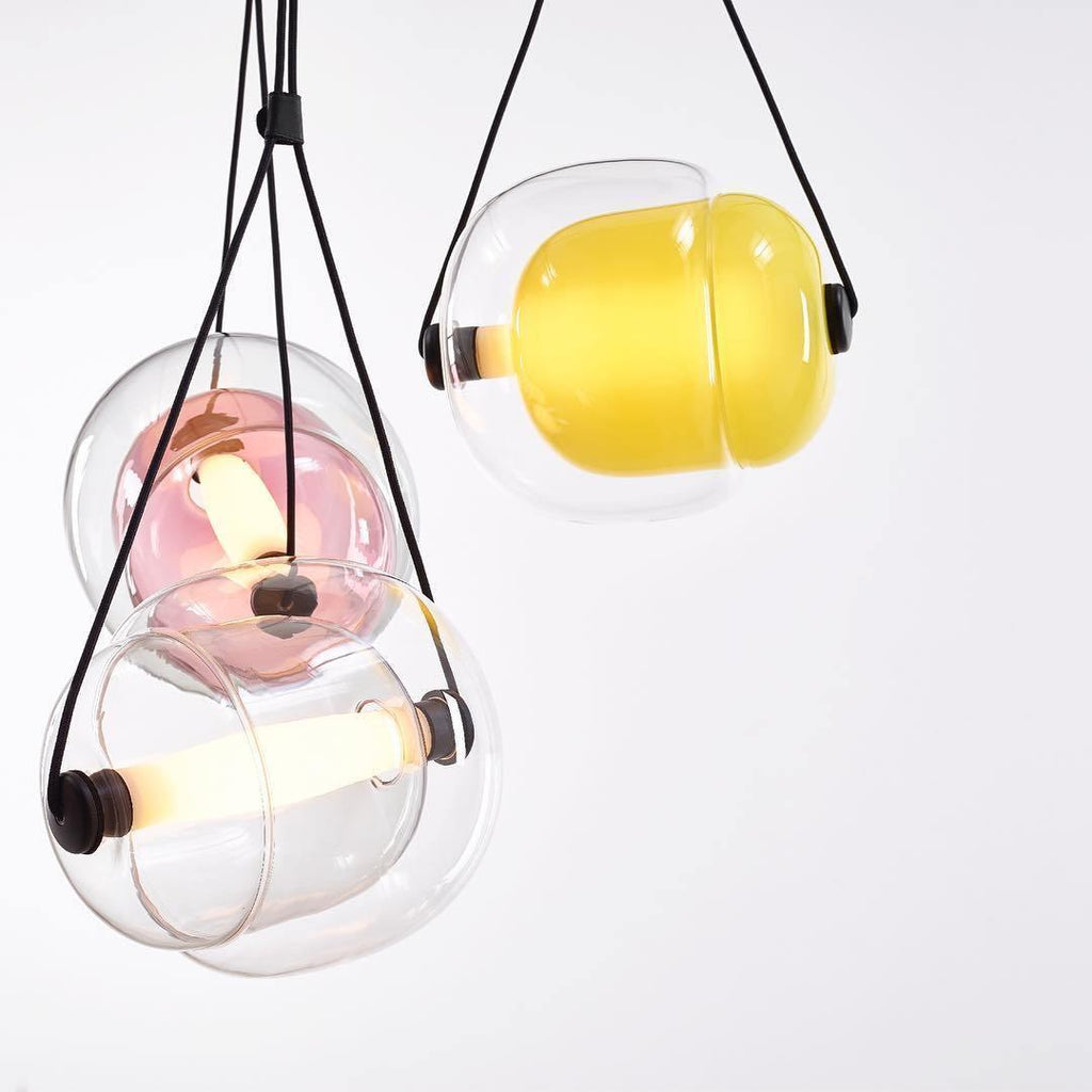 Orba Suspension Lampe en Verre Contemporain - Neutralighting