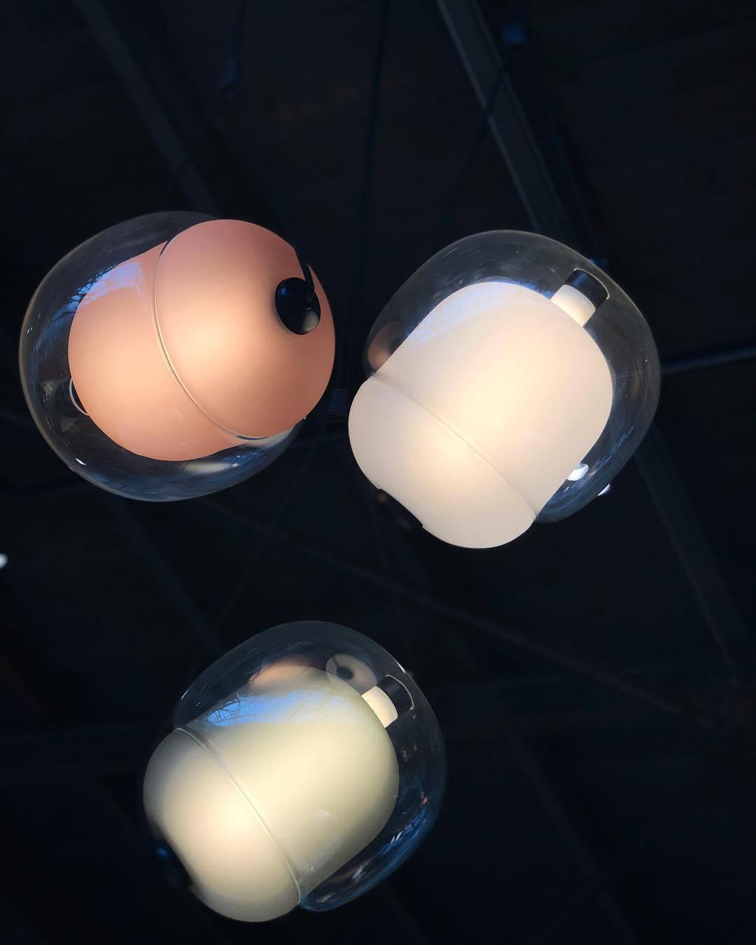 Orba Suspension Lampe en Verre Contemporain - Neutralighting