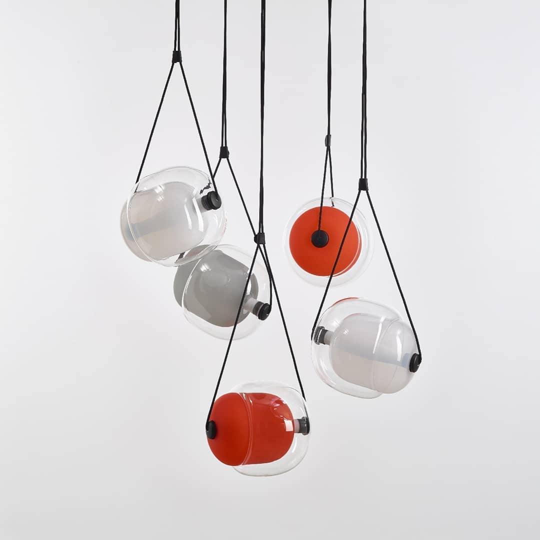 Orba Suspension Lampe en Verre Contemporain - Neutralighting