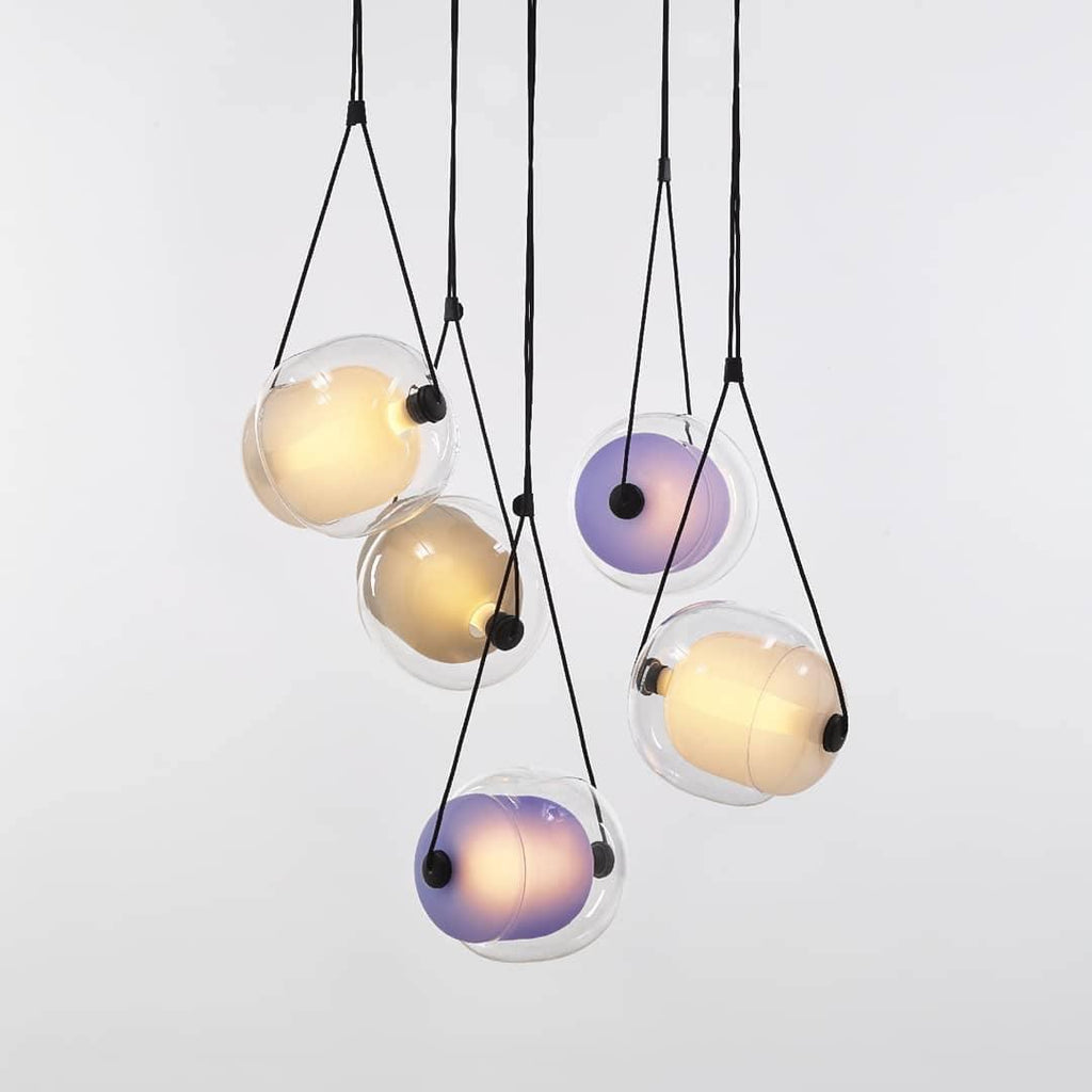 Orba Suspension Lampe en Verre Contemporain - Neutralighting