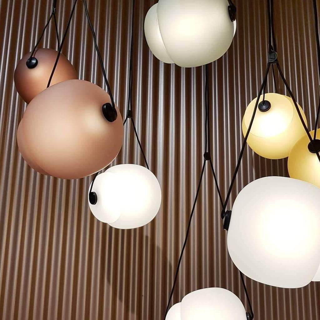 Orba Suspension Lampe en Verre Contemporain - Neutralighting