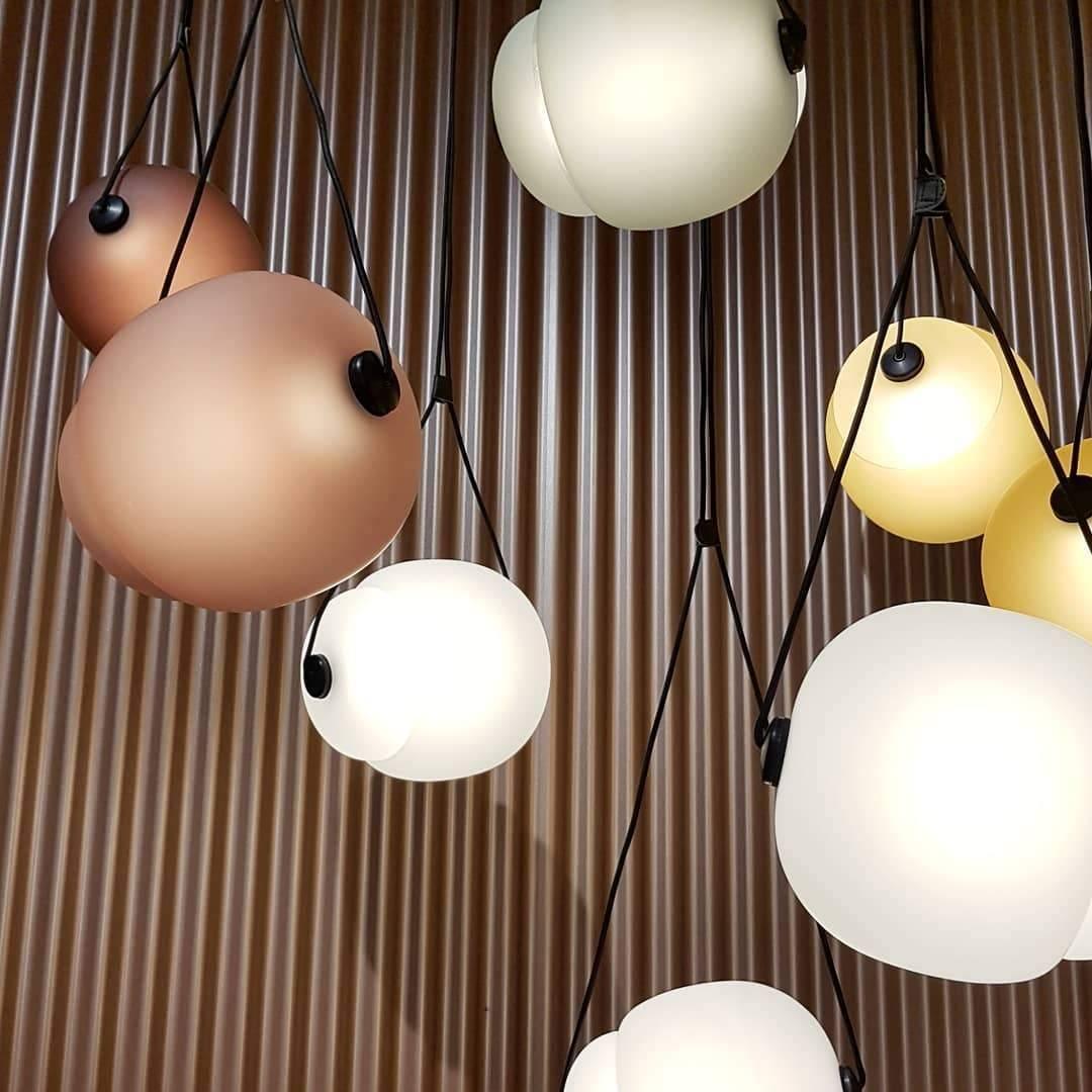 Orba Suspension Lampe en Verre Contemporain - Neutralighting