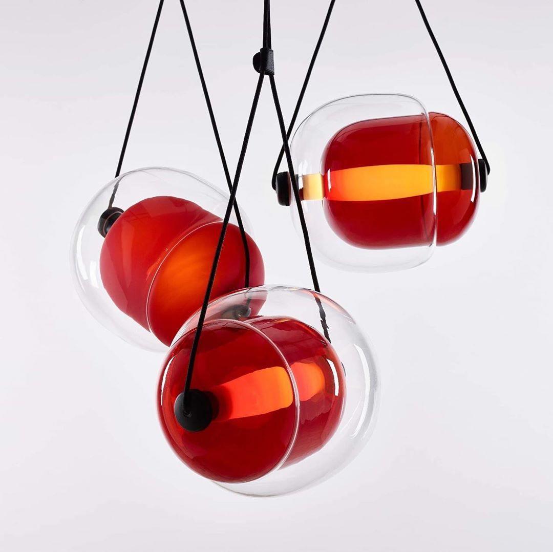 Orba Suspension Lampe en Verre Contemporain - Neutralighting