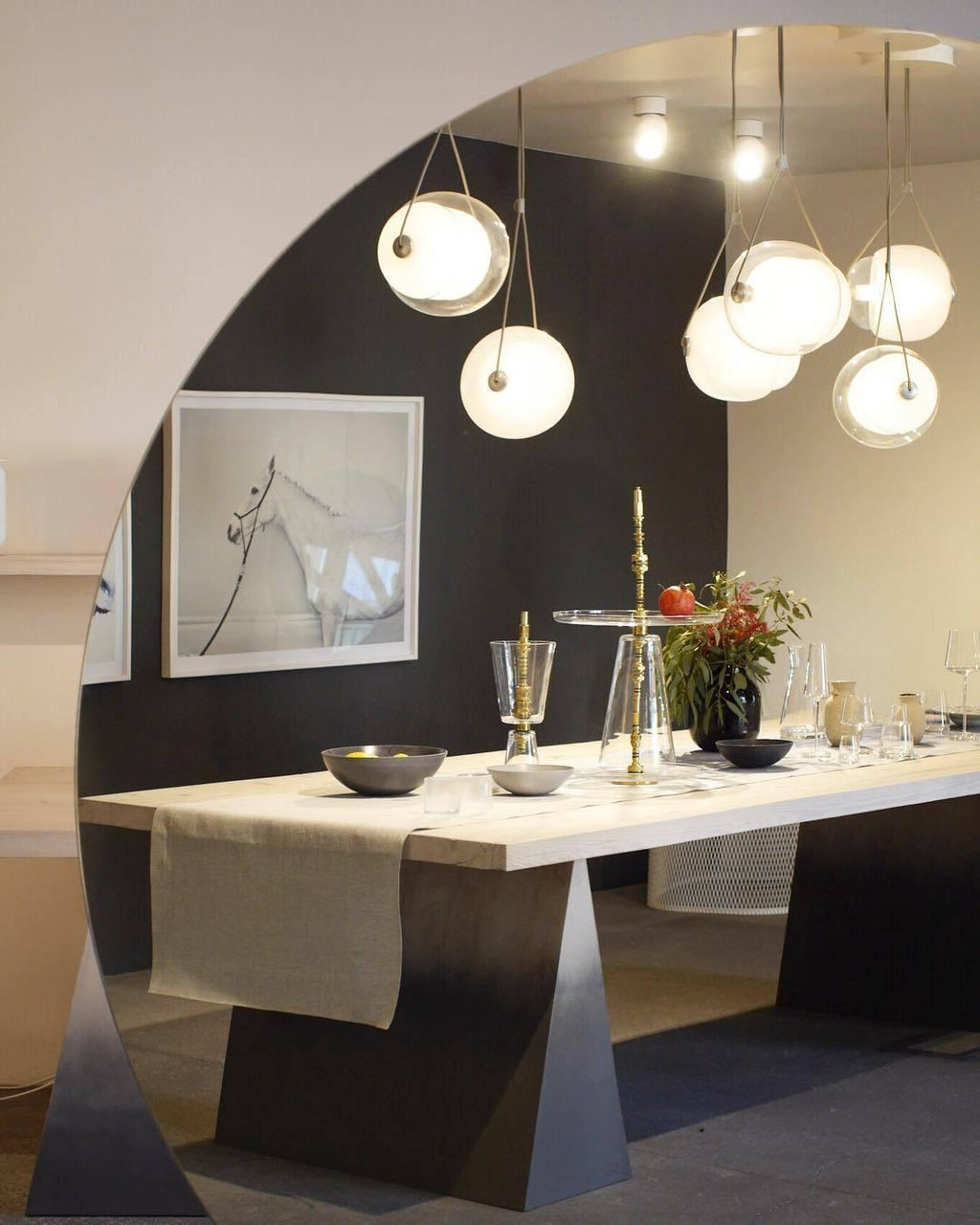 Orba Suspension Lampe en Verre Contemporain - Neutralighting