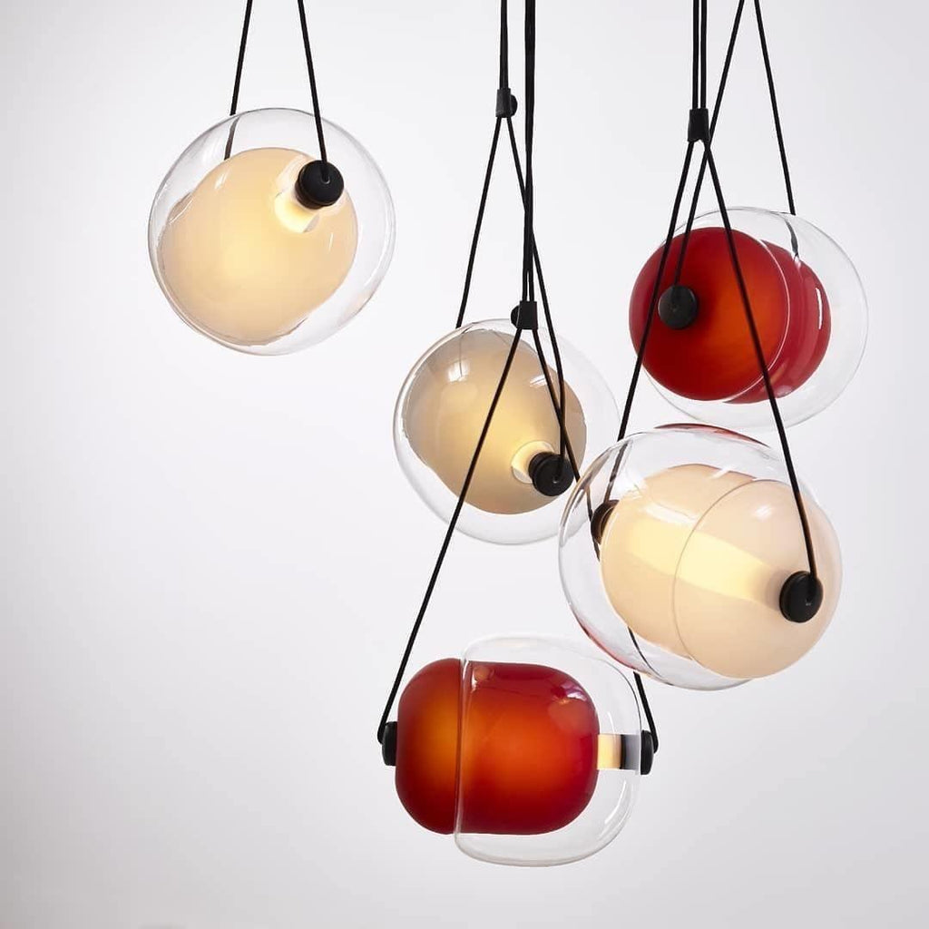Orba Suspension Lampe en Verre Contemporain - Neutralighting