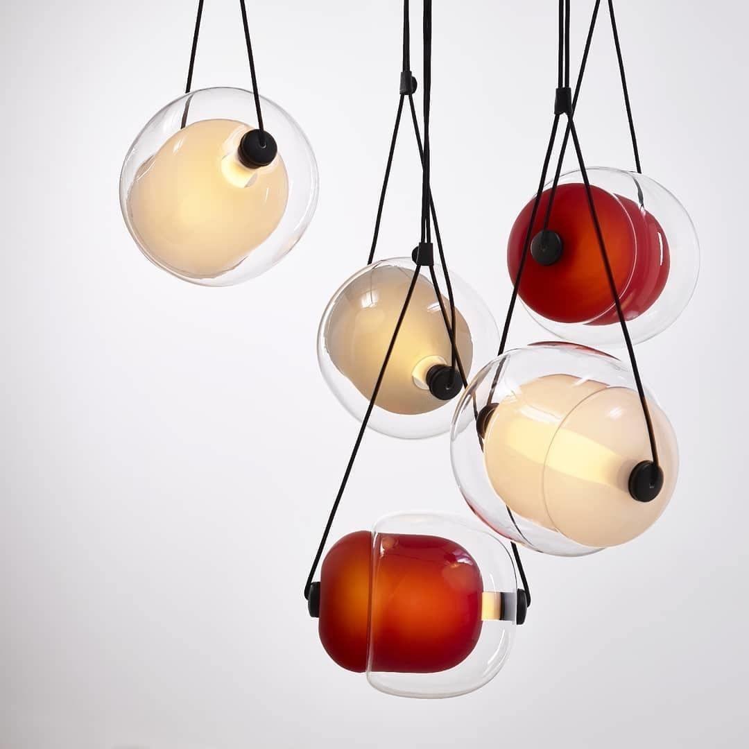 Orba Suspension Lampe en Verre Contemporain - Neutralighting