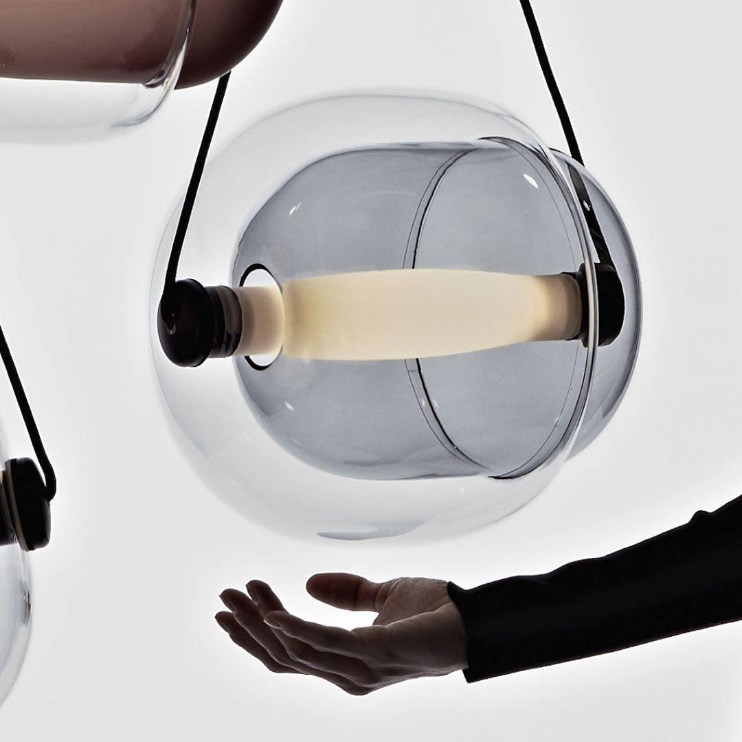 Orba Suspension Lampe en Verre Contemporain - Neutralighting