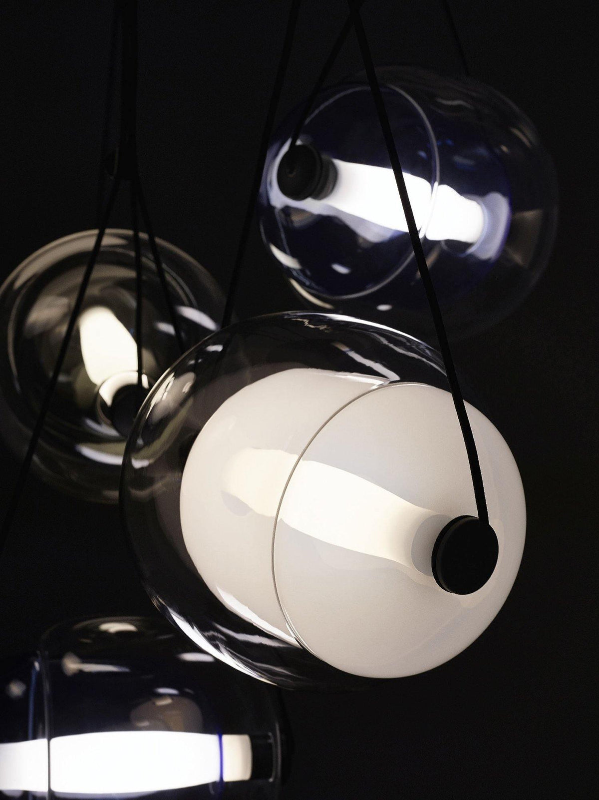Orba Suspension Lampe en Verre Contemporain - Neutralighting