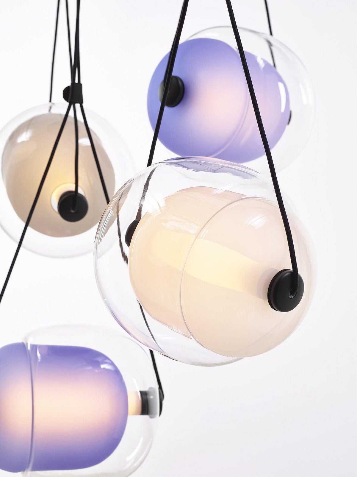 Orba Suspension Lampe en Verre Contemporain - Neutralighting