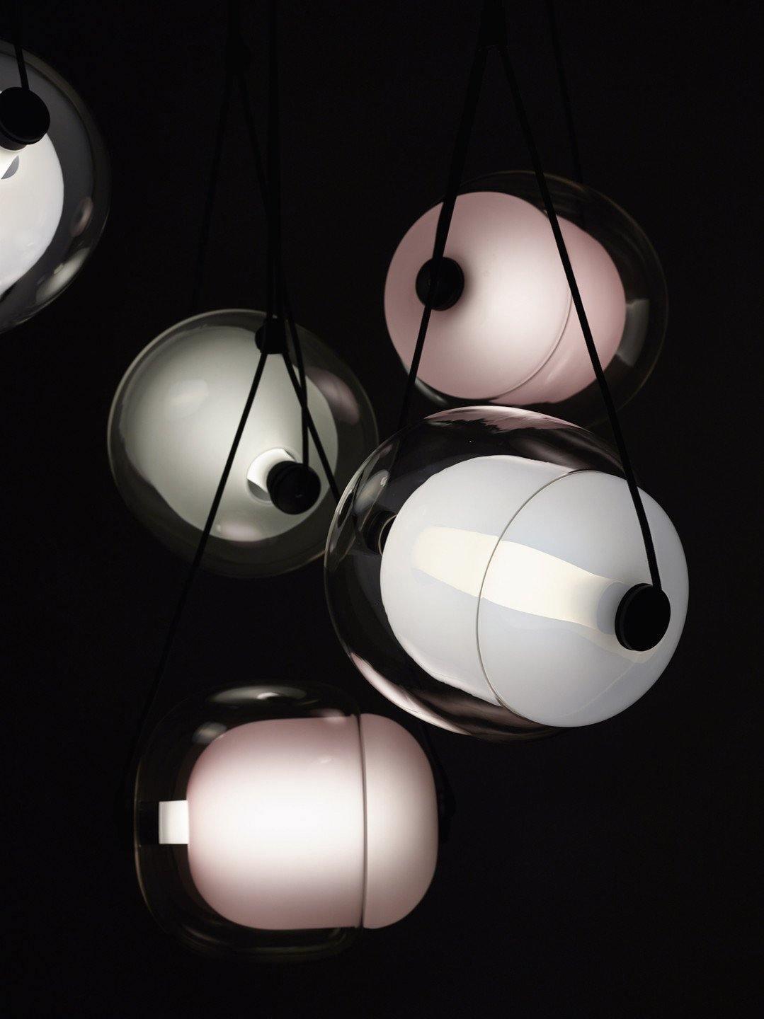 Orba Suspension Lampe en Verre Contemporain - Neutralighting