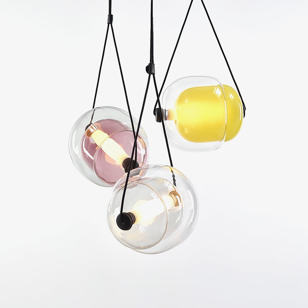 Orba Suspension Lampe en Verre Contemporain - Neutralighting