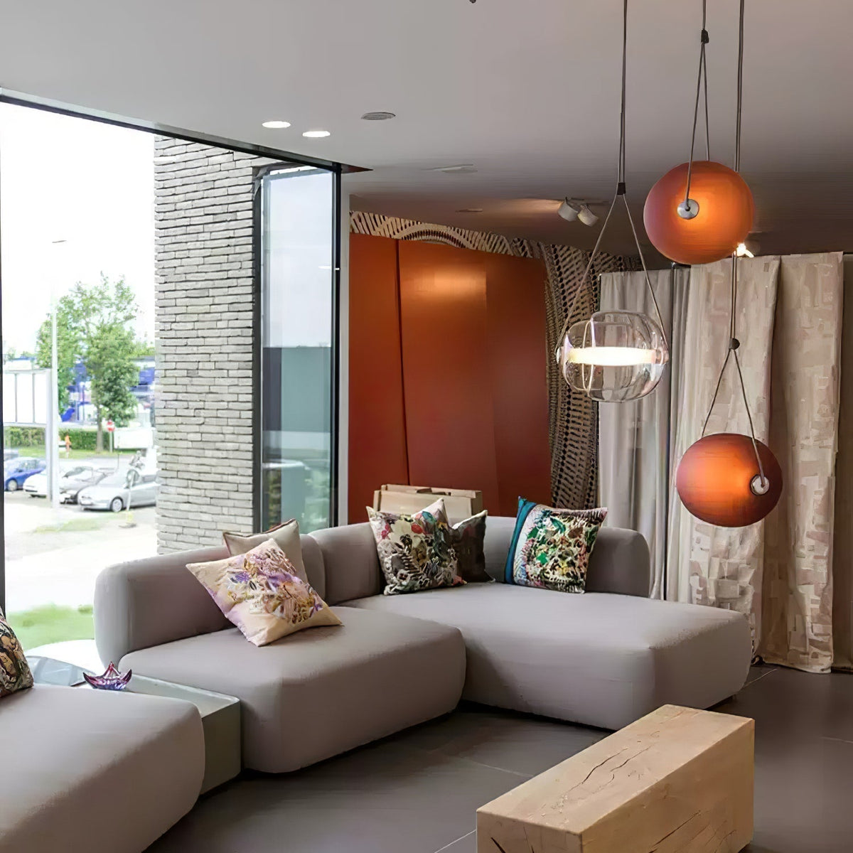Orba Suspension Lampe en Verre Contemporain - Neutralighting
