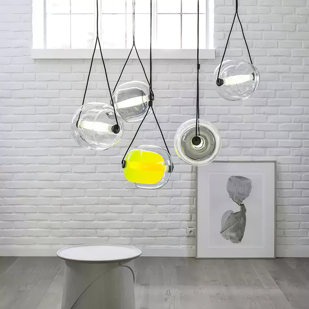 Orba Suspension Lampe en Verre Contemporain - Neutralighting