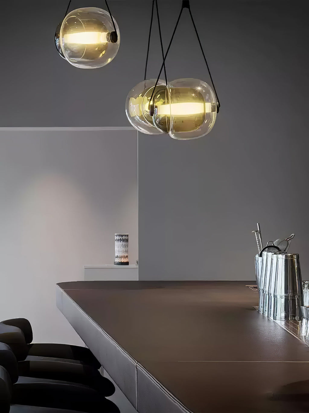 Orba Suspension Lampe en Verre Contemporain - Neutralighting